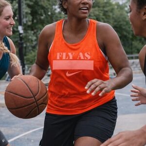 Nike‎ Reversible Orange Mesh Tank Jersey Top NWT XXL